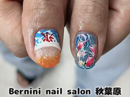 秋葉原ネイル/手描きネイル/銀座