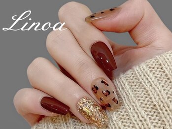 ヒョウ柄ネイルト