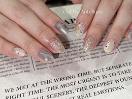 フラワーニュアンスネイル