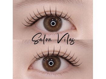 サロン ヴィラス(Villas)の写真/【マイラミネーションで自然に映えるお目元に♪】自まつ毛を最大限に活かしたまつ毛パーマでパッチリeyeに!