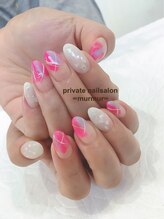 プライベート ネイルサロン マーマ(murmur)/塗りかけシェルネイル