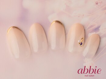 ネイルサロンアビー 北千住店(abbie)/ ミラーフレンチグラデ◇￥9526