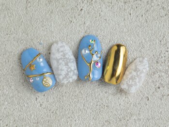 クリスマスネイル