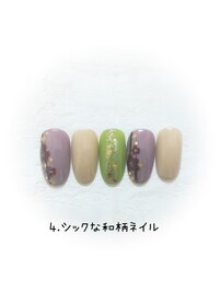 1月限定！和柄ネイル
