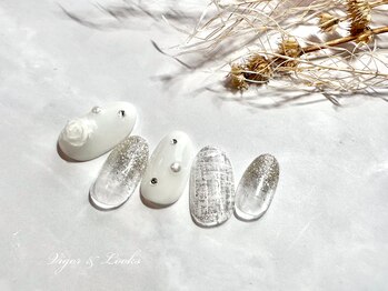 ヴィガー アンド ルックス 白金 目黒(Vigor&Looks)/ホワイト　ラメグラ