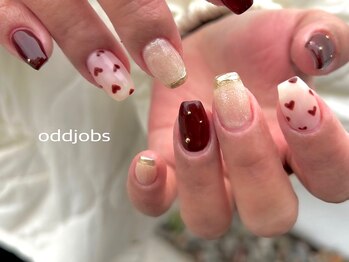 オッドジョブス ネイルアンドアイラッシュ 府中店(odd jobs Nail & Eyelash)/【パラジェル】バレンタイン
