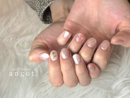 春フラワーサンプルネイル