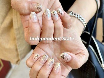 HAND◆ラメ×ホログラムグラデ