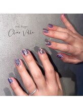 ネイルサロンクリアヴィラ(nail salon clear villa)/泡氷柱ネイル