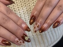 バレンタインネイル