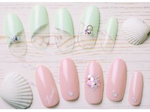 クアトログランシュ 青葉台(QUATRO×GranCieux)/夏ネイル／6500円