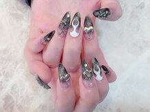 デコール 心斎橋(DECOR)/クロムパーツ炎ネイル