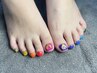 【Foot Nail】フット 2本アート+ワンカラー 7,500円→6,750円~