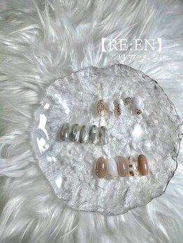 リアン(RE:EN)の写真/毎月トレンドを取り入れた定額あり!《厳選こだわり上品ジェル使用◎》お好みデザインでモチベーションUP★