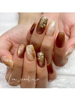 レア(Lea)/秋ネイル