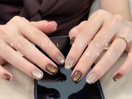 大人気マグネットネイル