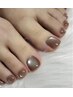 【FOOT】再来◇オフ込み◇マグネットorフラッシュフットジェルネイル￥7700