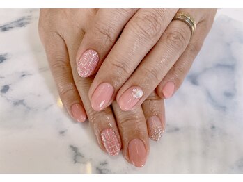 パールビューティーラッシュアンドネイル(Pearl Beauty Lash nail)/ツイード