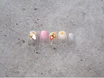 ニコルネイル(nicole nail)/H1291 flower　juwel