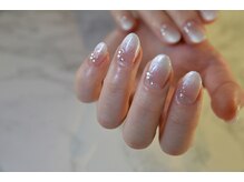 ネイルサロンブラン(nail salon BLANC)/シンプルなブライダルネイル 