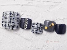 ネイルメゾン 池袋店(NAIL MAISON)/上品ツイードハート￥11000