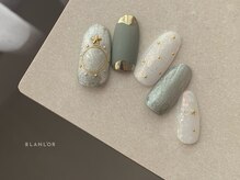 ブランロール 中目黒店(Blanl'or)/シンプルリースネイル
