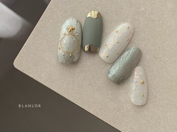ブランロール 中目黒店(Blanl'or)/シンプルリースネイル