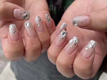 ジュイール ネイル 千葉店(Jouir nail)/ラメグラonストーン