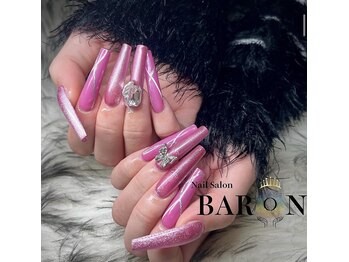 バロン 町田店(BARON)/ピンクマグネットネイル