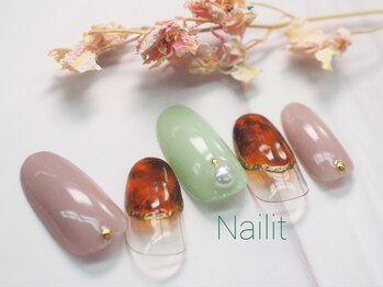 ネイリット 銀座(Nailit)/べっ甲ネイル ¥9100【¥10010】