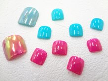 ネイルサロン クイール 小山店(NAIL SALON QUILL)/ワンカラー×ミラー