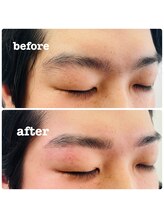 ナンバー(Number.)/元の素材を活かした男らしい眉に