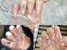 《新規》韓国で大人気☆自店・初回他店オフ込み◇ビジューネイル
