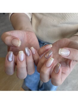 ミントリーフ バイ リート(Mint leaf by Reat)/マグネット×ラインフレンチ