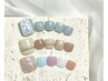 《Foot》アートB◎華やかなアートがお好みの方に♪　¥11,000→¥10,000