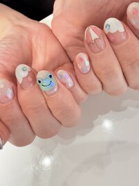 梅雨ネイル