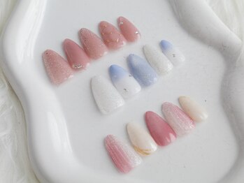 ケーネイル(K.nail)の写真/上品ネイルを定額で美フォルムに仕上げます☆フィルイン可・パラジェル対応◎
