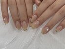 ゴールド/スキニーフレンチ