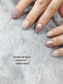 ぷっくりキルティングネイル