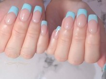 モアニ ヒロオ 渋谷店(MOANI Hiroo)/水色フレンチ