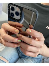 ポポネイル 渡鹿店(POPONAIL)/オーロラベースフレンチ