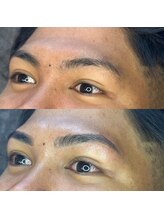 エイトブロウ 名古屋店(8BROW)/【メンズ眉毛】before after
