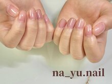 ナユネイル(na_yu.nail)/自爪風クリアネイル 161