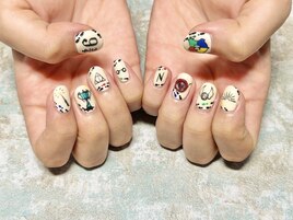 ハリポタ風ネイル