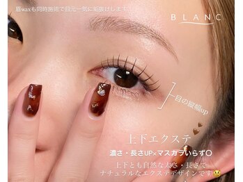 アイラッシュサロン ブラン イオンモール堺鉄砲町店(Eyelash Salon Blanc)/【上下SET】上150+下50