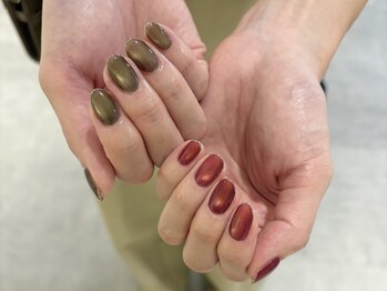 サンジュウヨン(34)/秋ネイル パラジェル