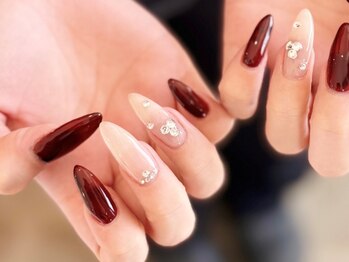 エム ネイル(emu nail)の写真/【早朝に通いやすい】岡山中区newopen☆予約が取りやすい為お仕事帰りにサクッとご来店お待ちしています