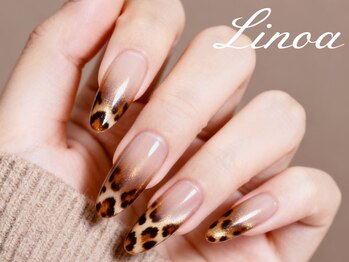 ヒョウ柄ネイルト