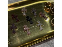 ネイルサロン ブランシュ(nailsalon Blanche)の雰囲気（大人気のクロスパーツ☆※3サイズで事前製作となります）