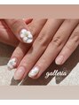 ギャラリア(galleria) 初夏にぴったり♪シンプルベースカラーにお花は相性◎